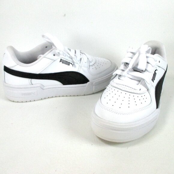 NEW PUMA Big Kids CA Pro Classic Sneaker 4.5 White Leather with Black NIB - Picture 16 of 16